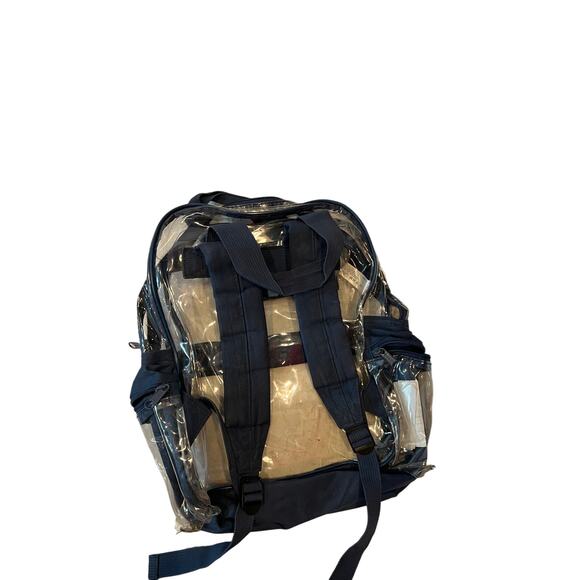 Clear See-Through School Backpack - Picture 2 of 3